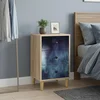 Vidaxl Nočna omarica RAALTE Sonoma hrast 36 x 33 x 60 cm