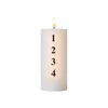 LED sveča na baterije (višina 15 cm) Sille Advent – Sirius