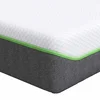 Vidaxl Vzmetnica Bela in siva 70 x 200 cm žakardna tkanina