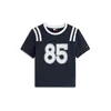 Tommy Jeans Majica 85 temno modra/bela