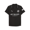 Mens Puma Manchester City 25/26 Authentic Away Jersey, Black, Size 3XL, Sport