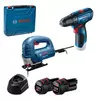 BOSCH Akumulatorski set GSR 120-Li GST 8000E; 12V; 2x2,0 Ah + kofer (0615990M8N)