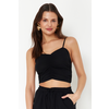 Trendyol Black Woven Blouse Trousers Set