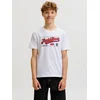 Jack & Jones Junior Majica marine/živo rdeča/bela