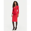 Elisabetta Franchi Cocktail obleka AB-010-67E2-V400 Rdeča Fitted Fit