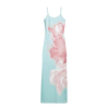 Desigual Obleka svetlo modra/staro roza/svetlo roza/off-bela