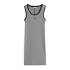 Tommy Jeans Obleka ESSENTIAL črna/bela