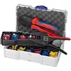 KNIPEX 285-delni komplet za stiskanje kabelskih konektorjev (97 90 22)