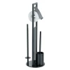 WENKO 24982800 - set za WC RAVINA 20x70 cm nerđajući čelik/crna