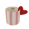 Cute&Cool HOME dekorativna šolja, srce roze 300ml