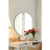 HANAH HOME Ogledalo Round Diameter : 40 cm Silver