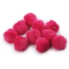 Kožuhovinasti pompom z zanko O3,5 cm - roza (10 kosov)
