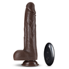 Blush Dr. Skin Silicone Dr. Murphy 8 Inch Thrusting Dildo Chocolate