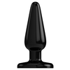 Plug & Play Butt Plug Basic 4 Inch Black