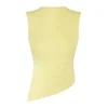 TRENDYOLMILLA Ženska bluza Twoss24Bz00534, Svetložuta