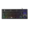Baracuda BGK 01114 KRILL Tastatura sa pozadinskim osvetljenjem, USB 2.0, Crna