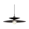 Redo 01-3051 - Luster na sajli GUNNAR 1xE27/42W/230V prečnika 50 cm, u crnoj boji