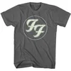 Foo Fighters Gold FF Logo Charcoal Grey XL Majica