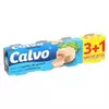 TUNA V SONČNIČNEM OLJU CALVO, 4X80G, 3+1 GRATIS