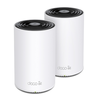 TP-Link Deco XE75 (2-pack) Tri pojasa (2,4 GHz / 5 GHz / 6 GHz) Wi-Fi 6E (802.11ax) Bijelo 3 Unutarnji