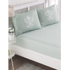 Lessentiel Maison set plahta i 2 jastučnice Pure, 160x200cm, Mint