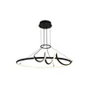 Rabalux Visilica Menazi, Sa daljinskim, LED, 46W, CCT, ?64cm, Crna
