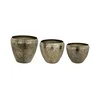 Eglo 428092 - SET od 3 metalnih vaza OKAYAMA 37x48 cm, bronzana