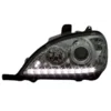 OEM Kristalni LED farovi Mercedes ML W163 (1998-2001), Hrom