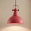 Opviq Visoka svetilka Kure, rdeča, O 31 cm, kovina, E27 - Dnevna soba/jedilnica - Vintage
