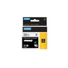 Dymo Rhino permanentni poliestrski trak 12 mm bel/črn