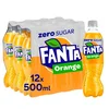 Fanta Orange Zero 500ml, 12 komada