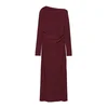 Pull&Bear Obleka burgund