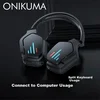 ONIKUMA Gaming Bluetooth slušalice, Crne