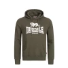 Moški pulover s kapuco Lonsdale 117033-Green/White