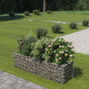 vidaXL Gabion korito iz pocinkanega jekla 180x50x50 cm