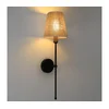 Zidna lampa MADELA 1xE14/40W/230V juta/crna