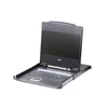 Aten CL6700MW-ATA-SG USB DVI WideScreen Full HD 17.3 LCD Konzola with USB Peripheral Support and with Spanish keyboard