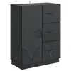 Kreveta s ladicama Crna 66 x 34,5 x 87 cm Konstruirano drvo