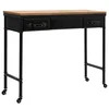 Konzolni stol od MDF-a i jelovine 100 x 33,5 x 80 cm