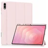 Etui Techsuit Flex Trifold z držalom za pisalo za Samsung Galaxy Tab S11 Ultra/Tab S12 Ultra - pink