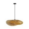 Immax 08270L - Luster na sajli HILO 1xE27/40W/230V, prečnik 80 cm, bambus