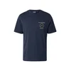 Lyle & Scott Majica Lyle Athletic mornarska/limona/bela