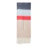LEVIS  Šal JOLEA ecru/pastelno modra/progasto modra/rdeča