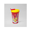 LEGO Čaša sa poklopcem i slamkom za devojčicu 500 ml crvena