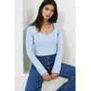 Trend Alacati Stili Ženska bluza Alc-X14791, Plava