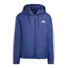ADIDAS SPORTSWEAR Športna jakna ESS temno modra/bela