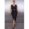 Trendyol Curve Ženska haljina Tbbaw26Ah00094, Crna