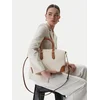 MICHAEL Michael Kors Ročna torbica  umbra / pastelno rumena
