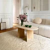 Hanah Home Mermerni kafeni stočić, Bež