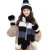Zimski pleteni set - Crna KP21598
